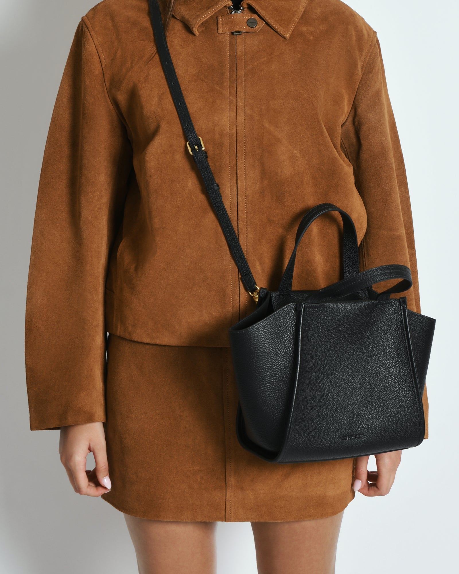 JOYCE Black Leather Crossbody Bag for Women - Stylish & Durable Handbag for Everyday Use, Work, Travel & Shopping