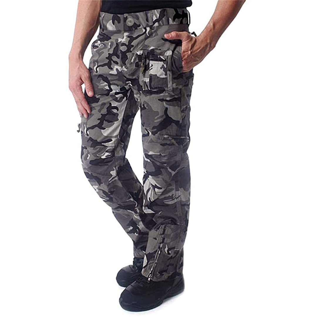 Kanpcelns Military Men's Cargo Pants - Cotton Tactical Work Trousers for Airsoft, Shooting & Hunting | Durable Army Combat Pants for Outdoor Adventures & Workwear