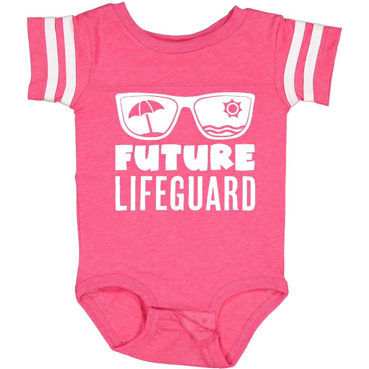Inktastic Future Lifeguard Baby Bodysuit - Cute Sun Protection Outfit for Infants | Perfect for Beach, Pool & Summer Activities