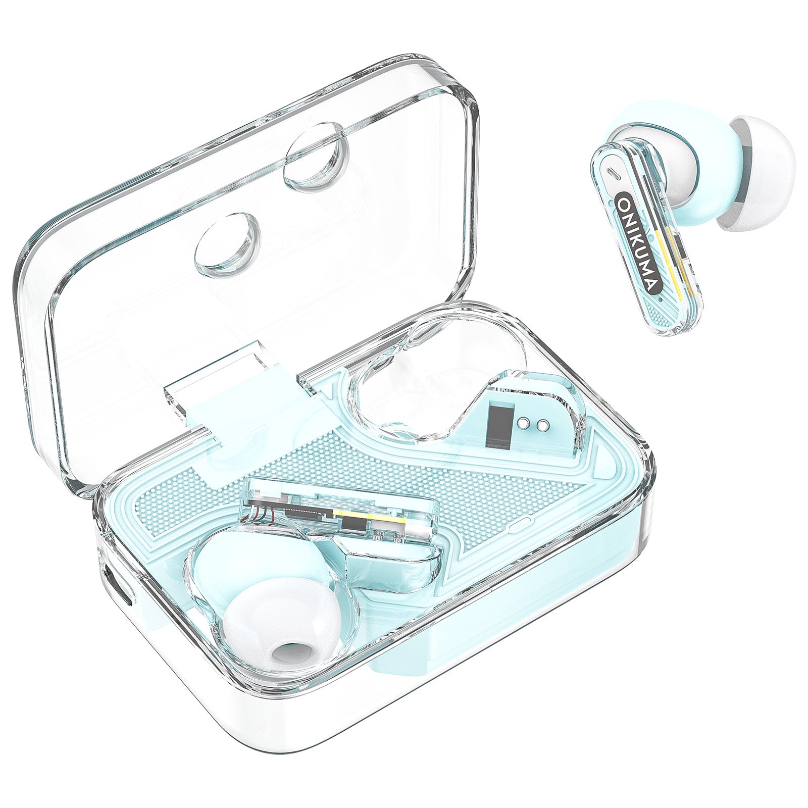ONIKUMA T5 Wireless Bluetooth Earbuds with Noise Cancellation, Hi-Fi Stereo Sound for Running, Gym, Workout, and Commuting - Perfect for Sports & Travel