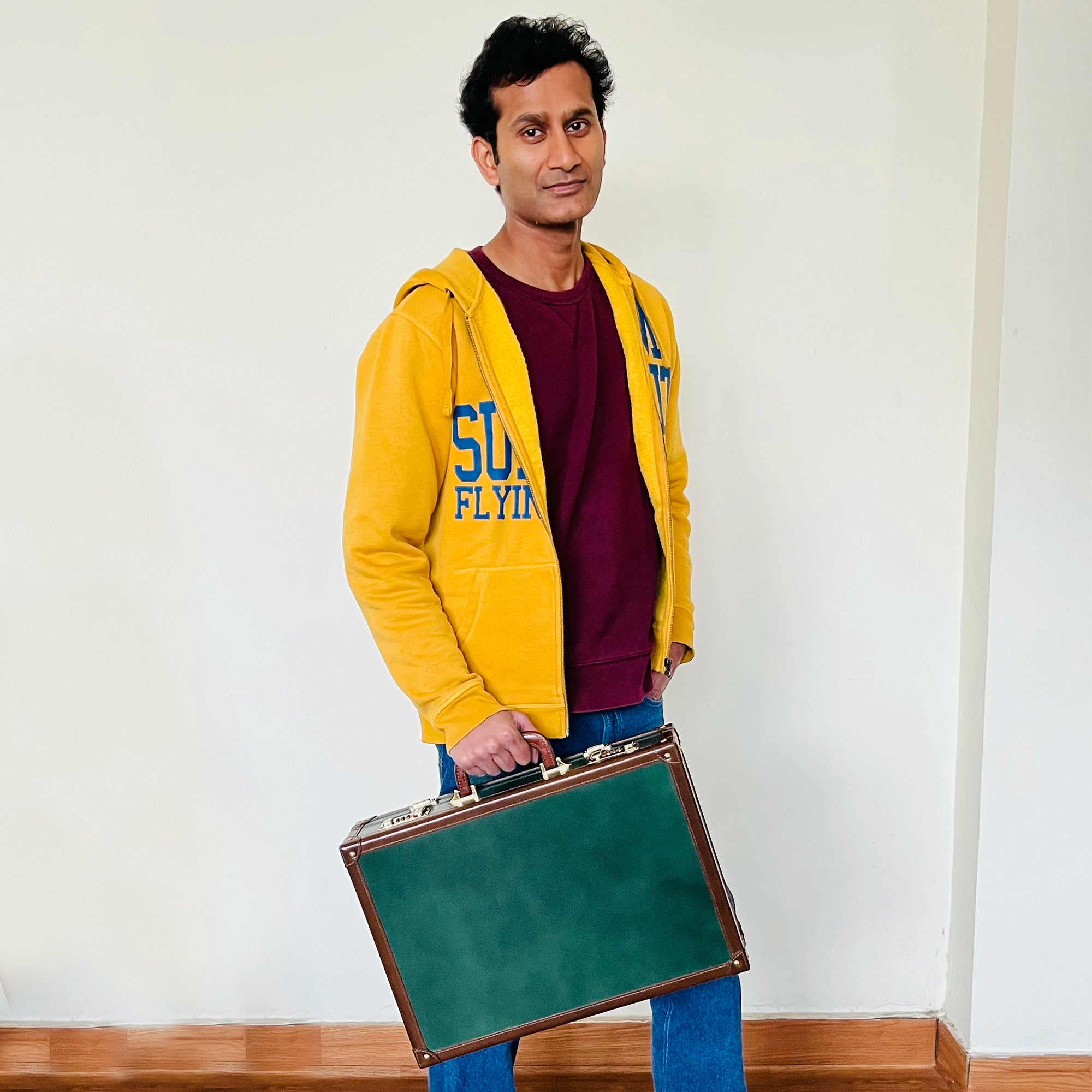 Premium Aston Genuine Leather Briefcase - Limited Edition Business Bag for Men & Women - Perfect for Office, Travel & Professional Meetings