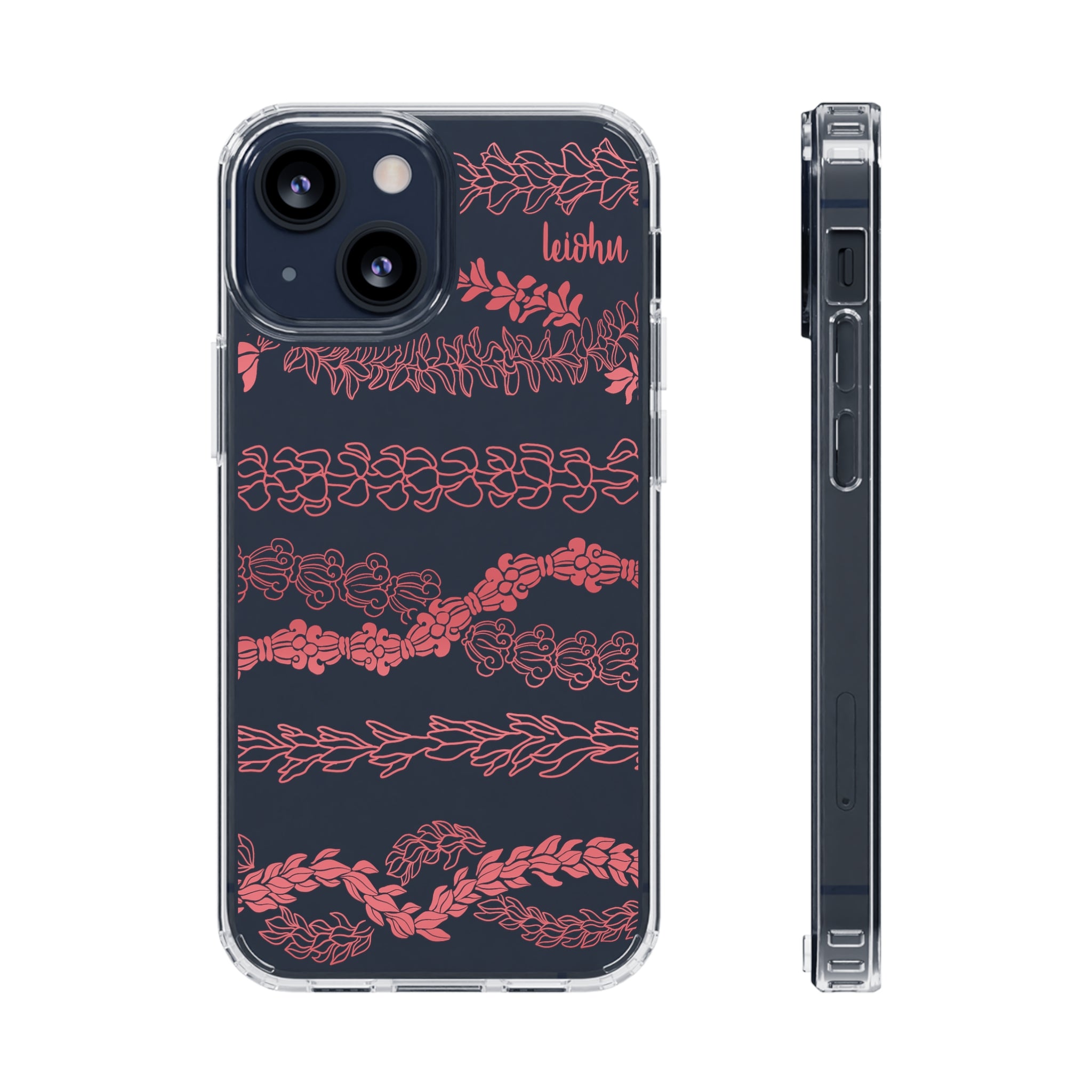 Forever Lei Clear Phone Case - Slim Protective Cover for iPhone 15/14/13/12/11 Pro Max XR XS - Scratch Resistant & Shockproof - Perfect for Everyday Use, Travel, and Outdoor Activities