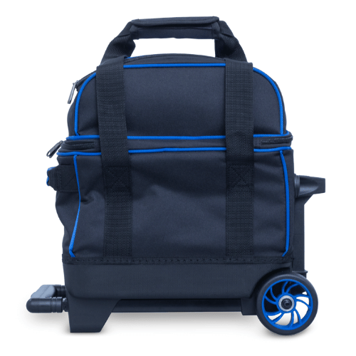 Brunswick Zone Single Roller Blue Bowling Bag - Durable & Lightweight for League Play & Practice | Perfect for Men, Women & Youth Bowlers | Fits Bowling Shoes & Accessories