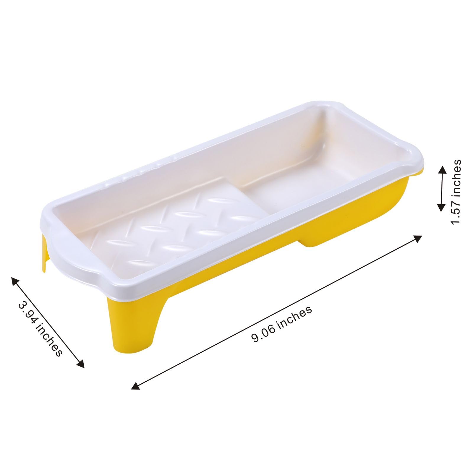 **21 Pack Thickened Plastic Paint Tray Liners - 2 Inch Small Paint Roller Tray with Disposable Liners for Easy Painting & Cleanup - Perfect for DIY Projects, Home Renovation & Professional Use**