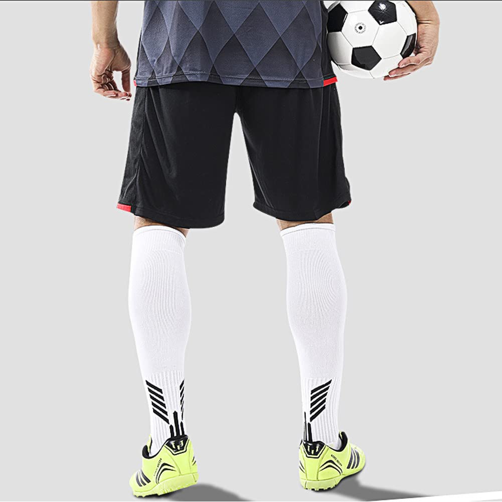 Non-Slip Kids Sports Socks for Football, Baseball & Soccer - Breathable Youth Athletic Socks for Boys - Perfect for Games, Practice & School PE Classes