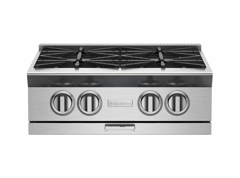 Bluestar BSPRT244B 24-Inch Platinum Gas Rangetop - Professional Grade Cooktop for Home Chefs & Gourmet Cooking | Perfect for Kitchens, Restaurants & Culinary Enthusiasts