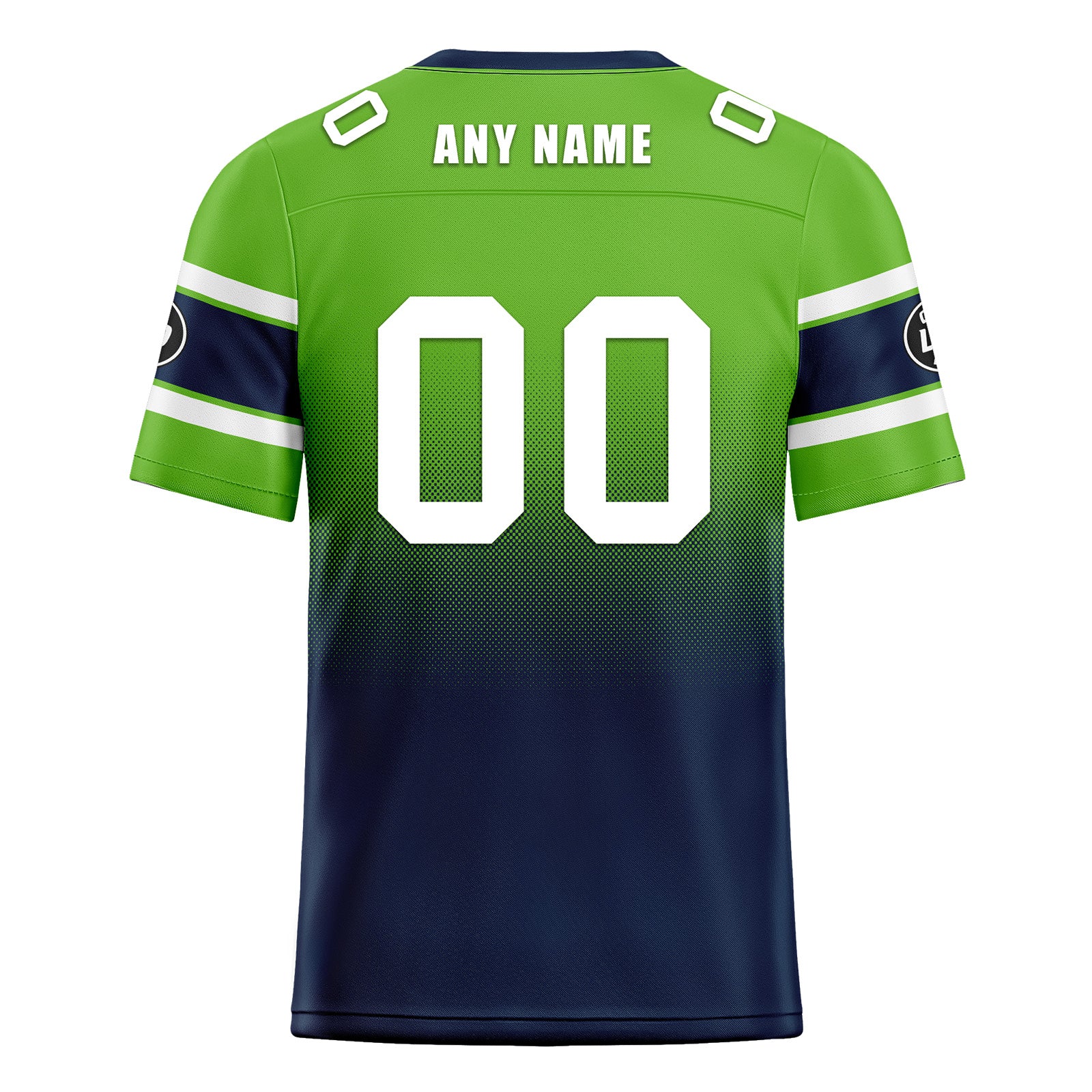 Custom Green & Blue Seattle Football Jersey and Hat Combo - Personalized NFL Fan Gear for Men & Women - Perfect for Game Day, Tailgating, and Sports Events