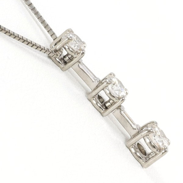 18K White Gold Diamond Necklace for Women - Elegant & Timeless Jewelry Gift for Anniversary, Wedding, or Special Occasions