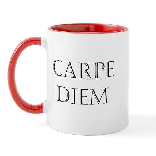 White/Red Inside - CARPE DIEM Mug
