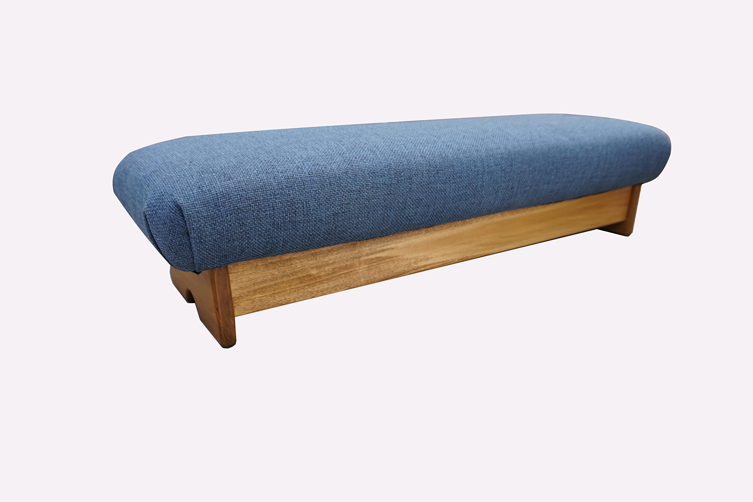 Premium Maple Wood Padded Foot Stool - 7