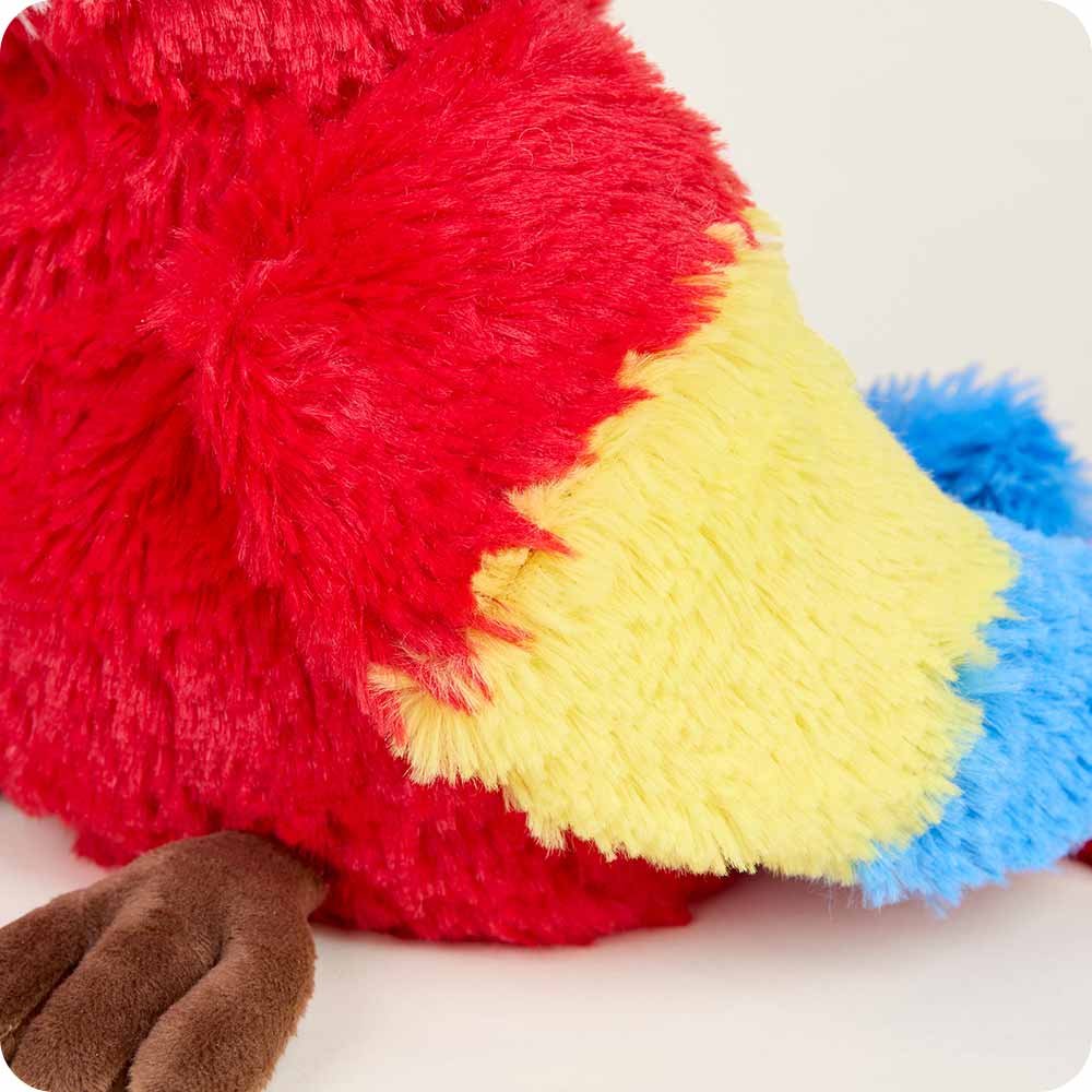 Parrot Warmies - Soft Plush Microwaveable Heating Pad for Pain Relief & Comfort - Perfect for Kids, Adults & Pets - Use for Cramps, Stress & Relaxation