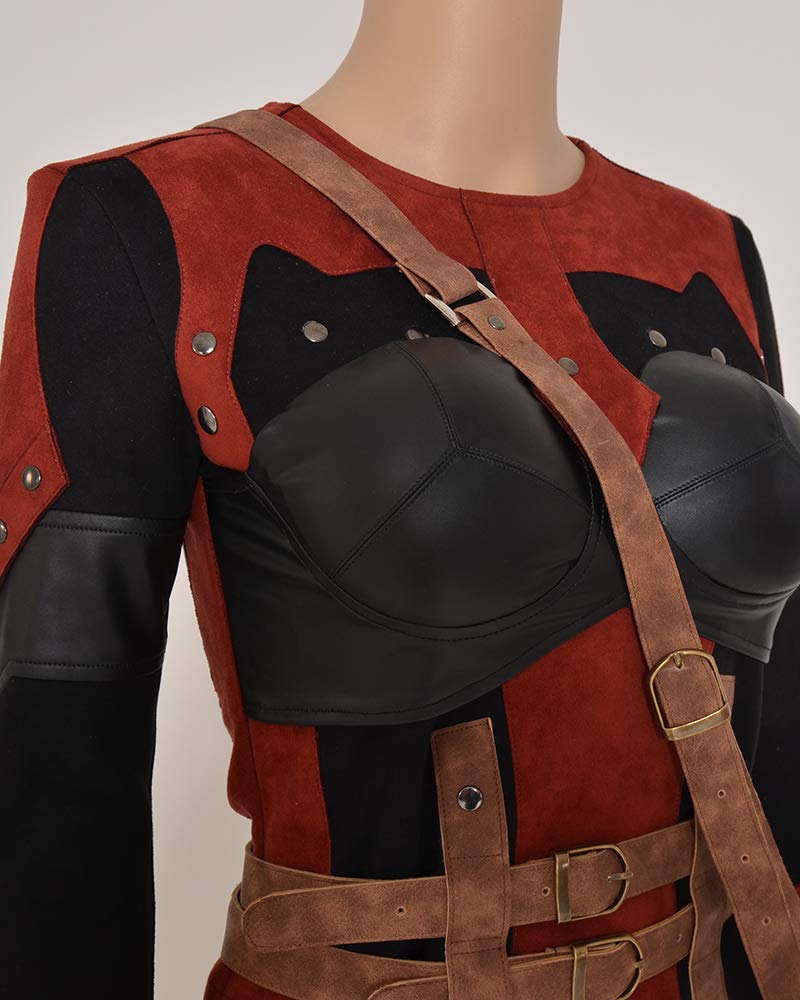 Dark Assassin Costume for Women - Full Cosplay Set with Hood | Halloween, Cosplay, LARP & Themed Party Outfit