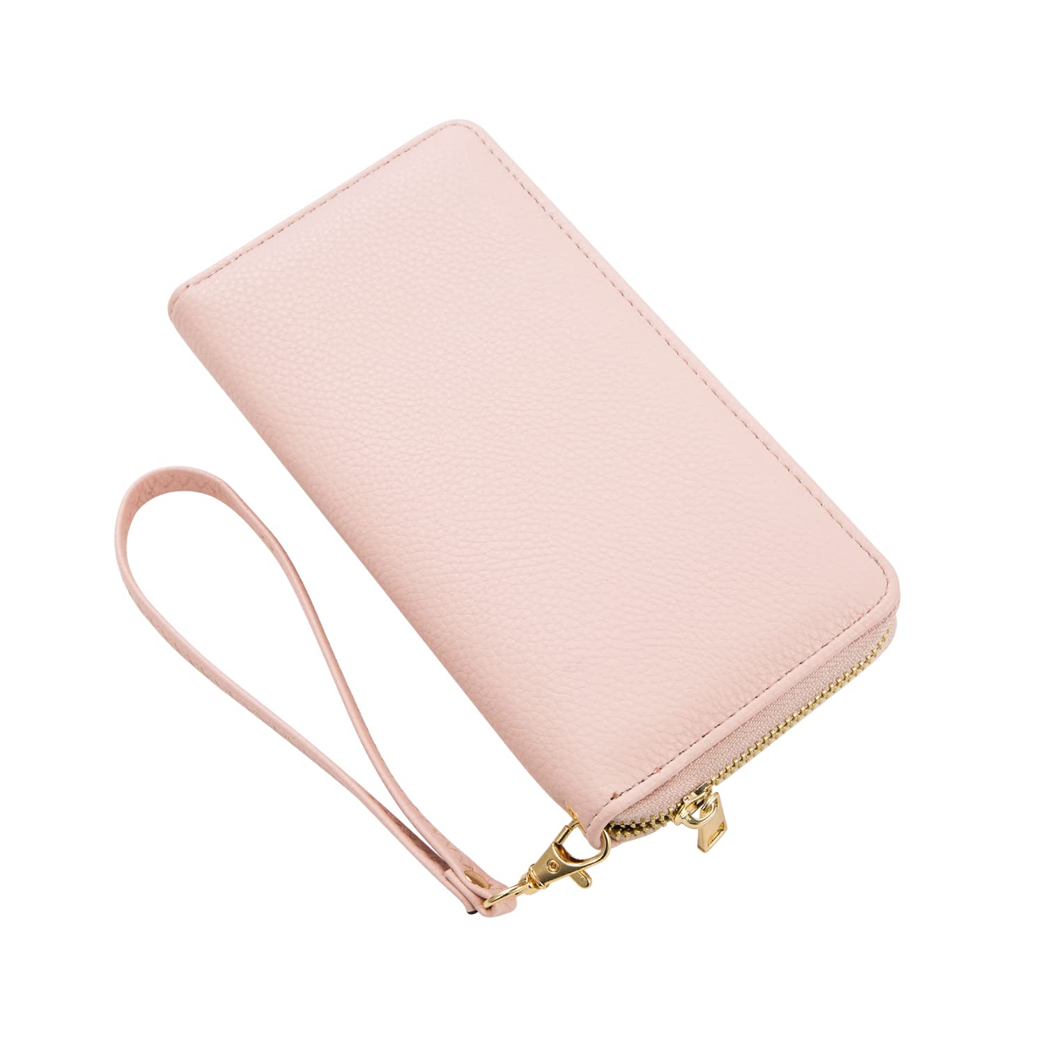 Women's RFID Blocking Wristlet Wallet with Phone Holder - Zip Around Crossbody Handbag for iPhone 15/14/13 - Perfect for Travel, Shopping & Everyday Use