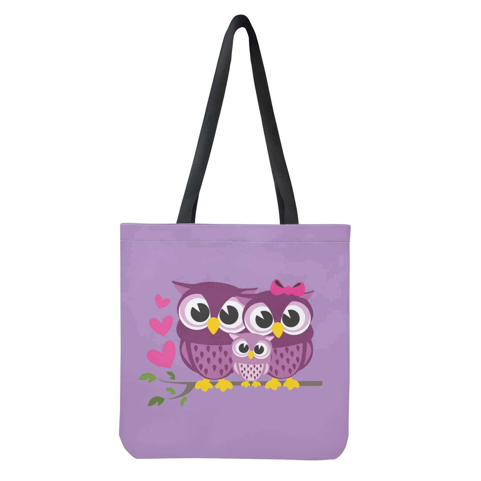 Xpyiqun Canvas Tote Bag - Reusable Grocery Shopping Bag for Women & Girls, Durable School Bookbag & Everyday Carry All - Perfect for Work, College, Beach & Farmers Market