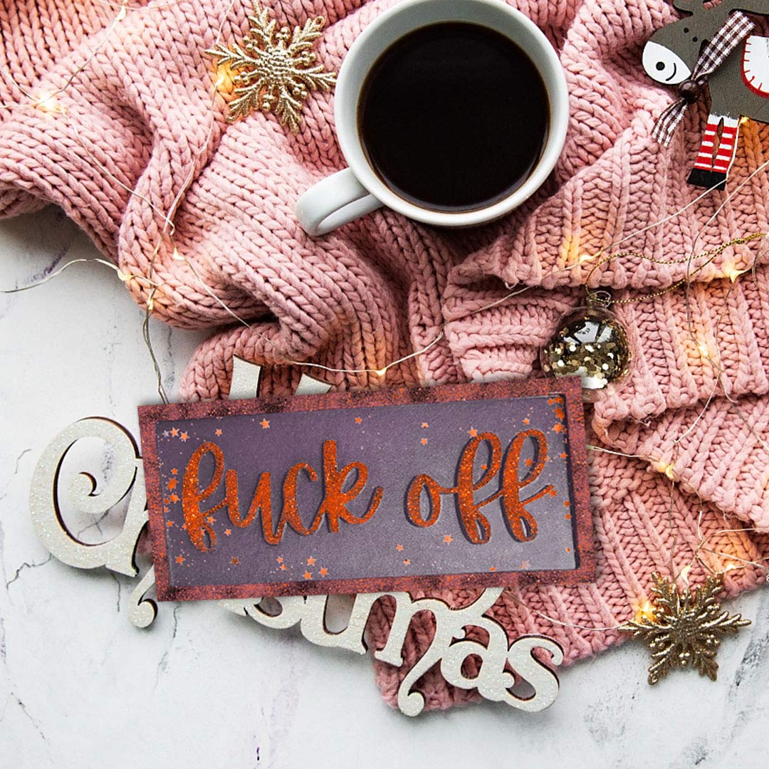 DIY Silicone Resin Letter Mold - Wall Mounted 'Fuck Off' Sign Mold for Crafting, Door Plates & Home Decor | Perfect for DIY Projects, Gifts & Apartment Decor