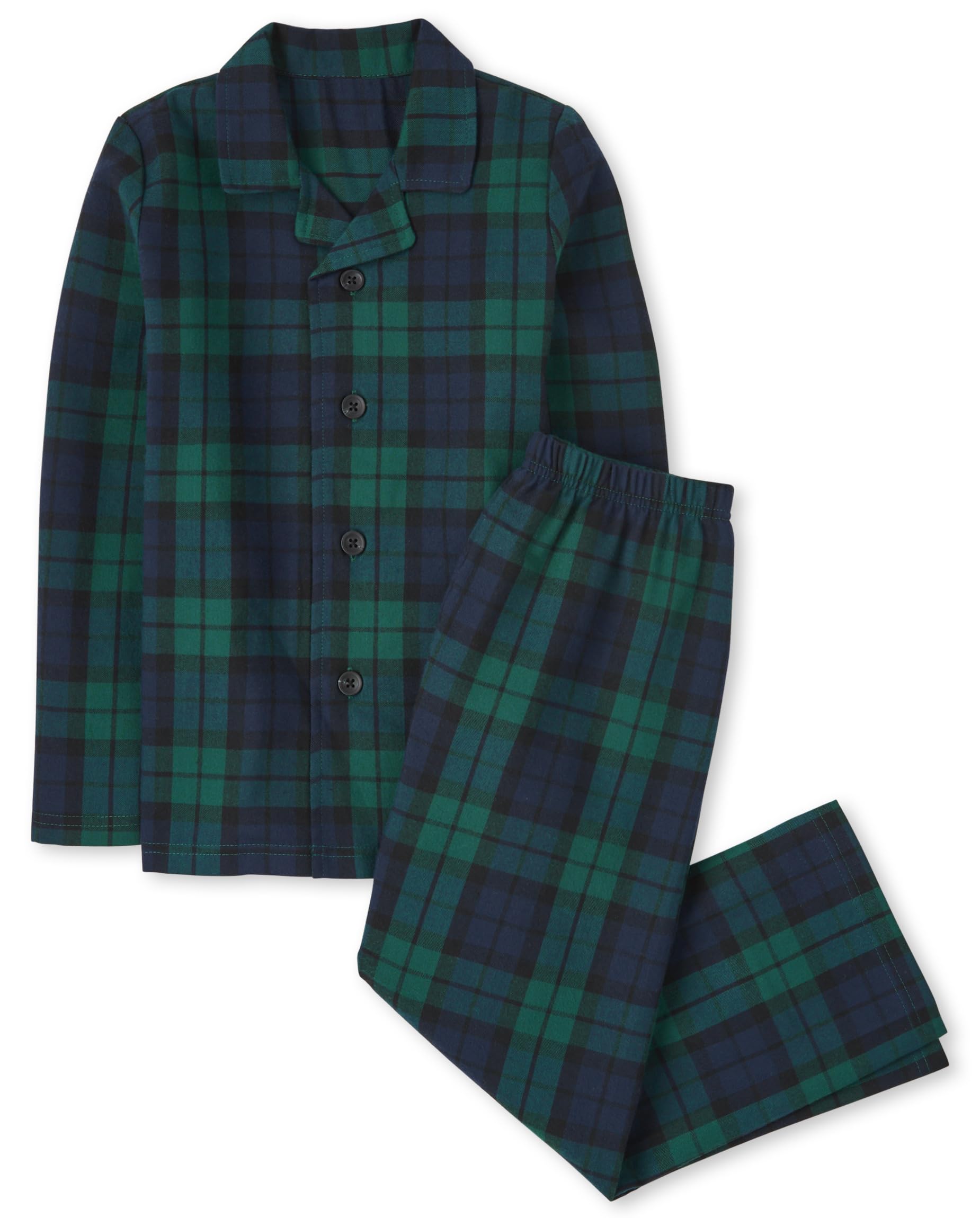 The Children's Place Baby Christmas Flannel Pajama Set - Soft Holiday Pajamas for Infants & Toddlers - Cozy Winter Sleepwear for Christmas Morning & Family Photos