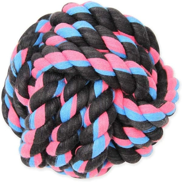Durable Mammoth Flossy Chews Rope Ball Dog Toy for Aggressive Chewers - Interactive Play & Dental Health for Large Breed Dogs