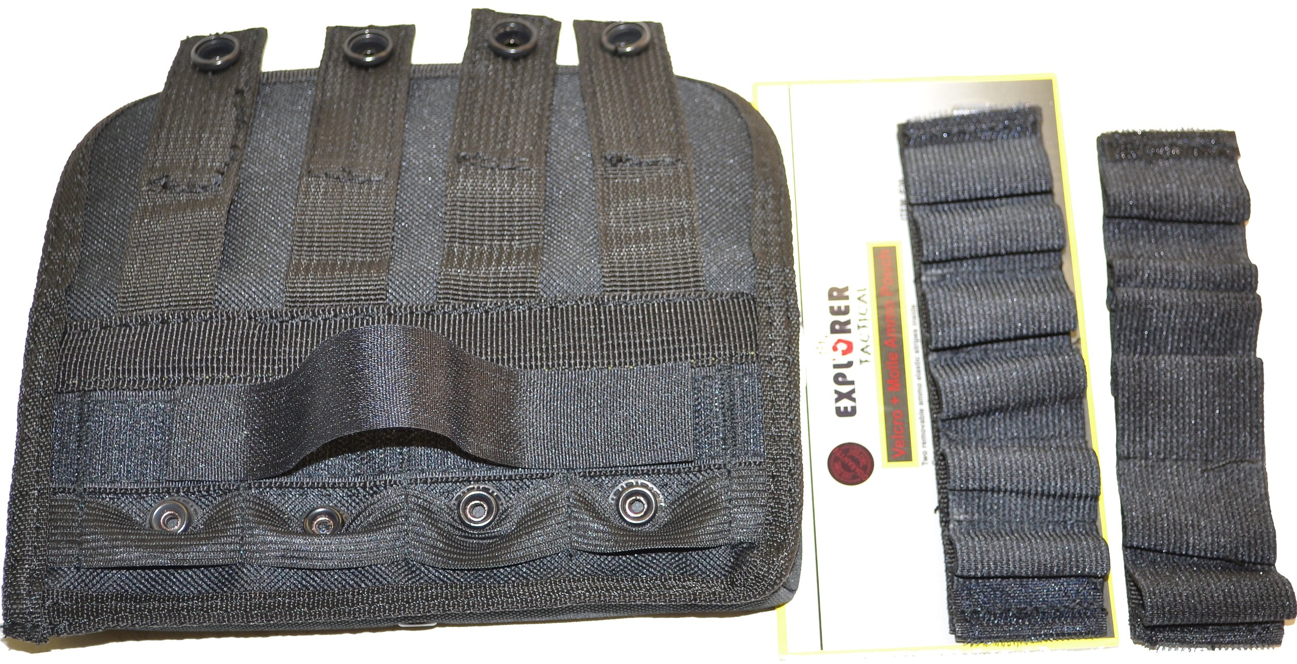 EXPLORER Tactical Velcro & MOLLE Ammo Pouch - Durable Military-Grade Magazine Holder for Hunting, Airsoft & Outdoor Adventures