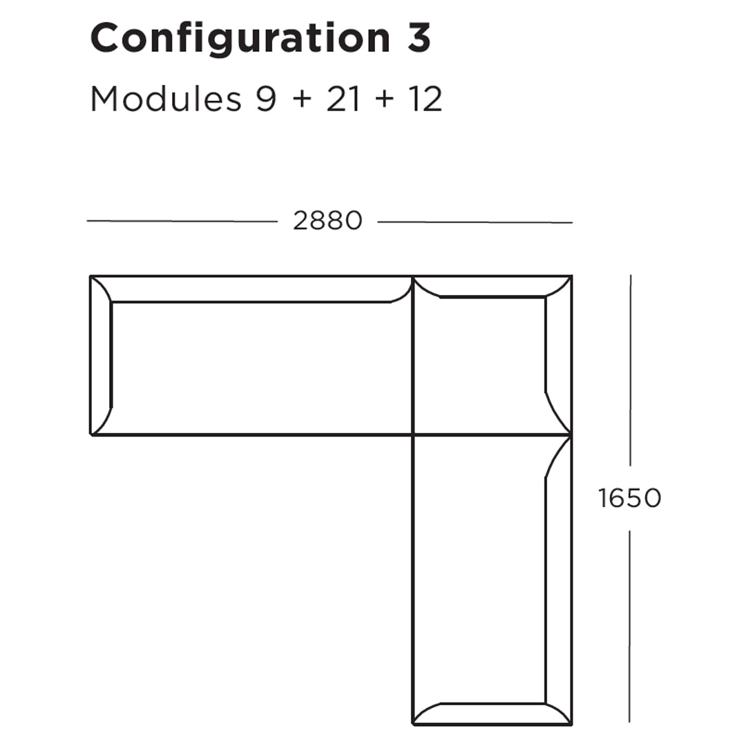 Modular Sofa Set - 9 & 16 Piece Configurable Sectional Couch for Living Room, Lounge & Home Theater Comfortable Seating Solution