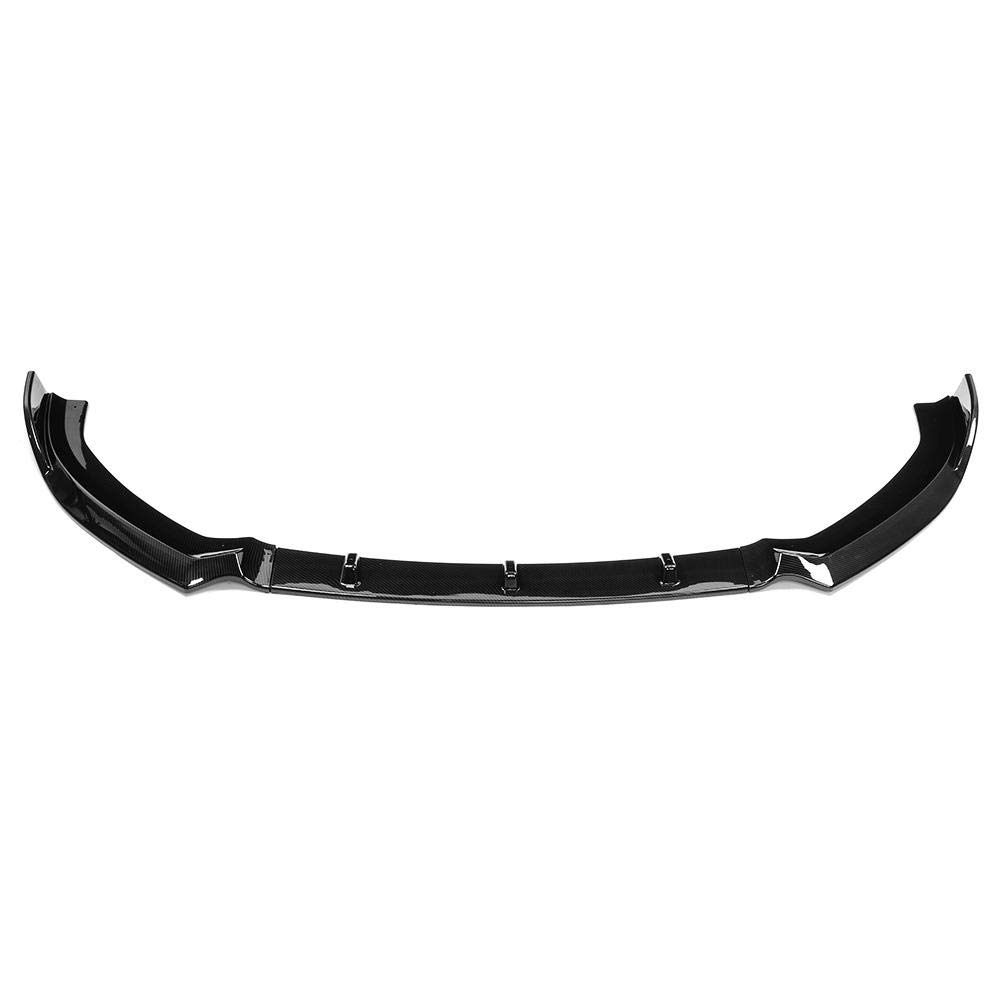 Carbon Fiber Front Bumper Lip Spoiler for Audi A3/S3 S-Line 8V (2017-2018) - Body Kit Upgrade for Enhanced Style & Aerodynamics - Perfect for Street Racing & Car Shows