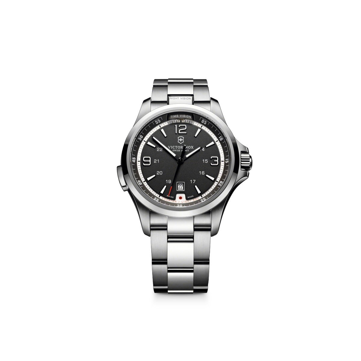 Victorinox Swiss Army Night Vision Watch - Waterproof, Durable & Stylish Men's Military Watch for Outdoor, Hiking & Adventure - Perfect for Camping, Travel & Everyday Wear