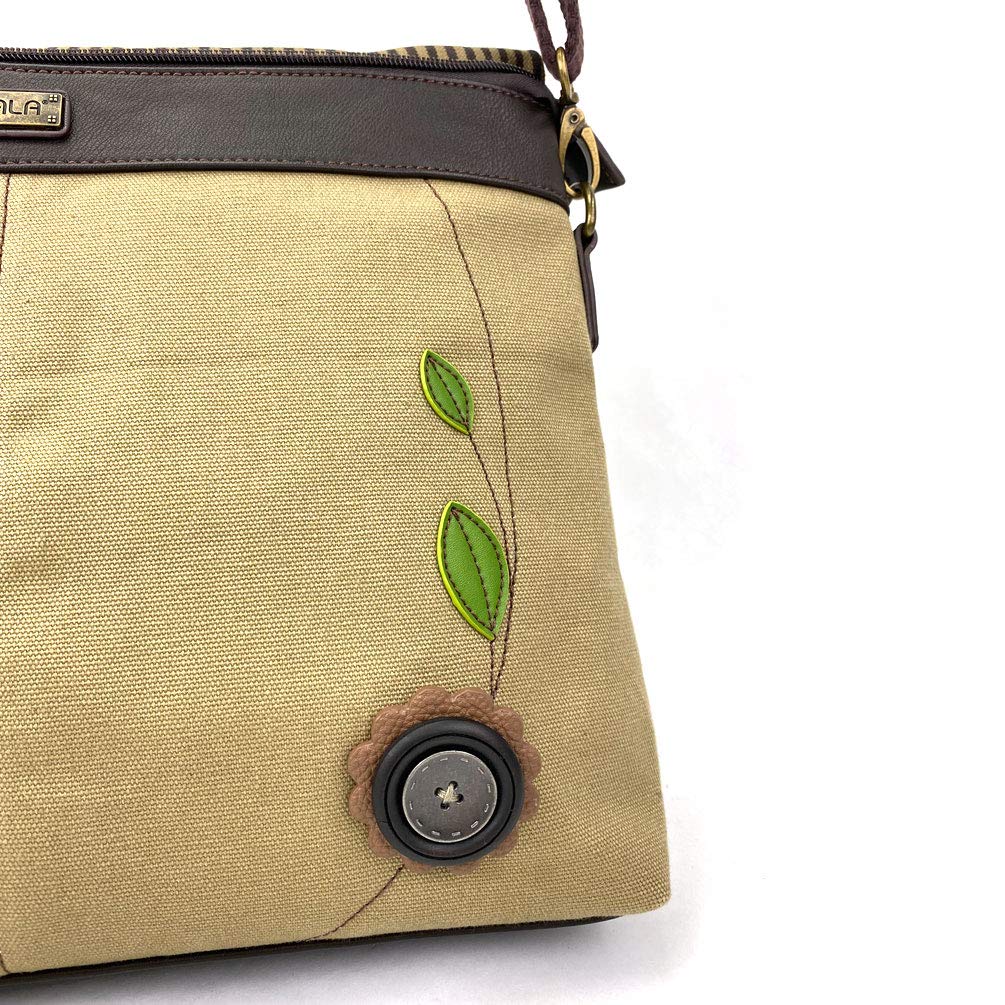 Stylish Mauve Canvas Crossbody Convertible Tote Bag with Butterfly Design - Perfect for Work, Travel & Everyday Use | Olive Green Color Option