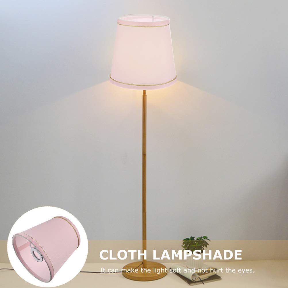 OSALADI 2-Pack Fabric Lampshades - Decorative Ceiling & Table Lamp Covers, Small Chandelier Shades, Clip-On Replacement for Home Décor (Perfect for Living Room, Bedroom & Dining Room Lighting)