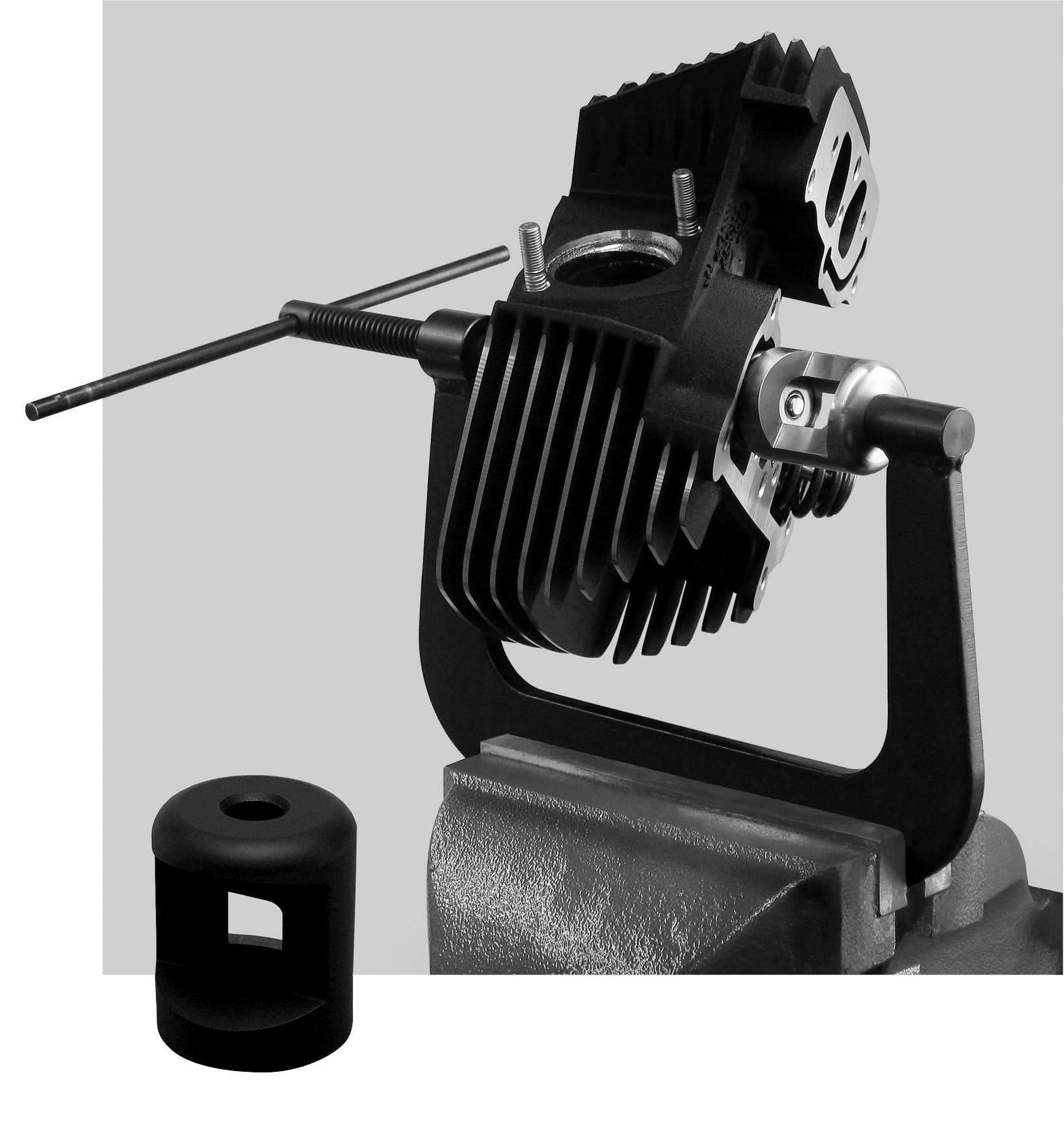 VALVE SPRING COMPRESSOR TOOL - Professional Automotive Valve Spring Compressor for Engine Repair - Perfect for DIY Mechanics & Professional Use in Car Maintenance & Engine Rebuilding