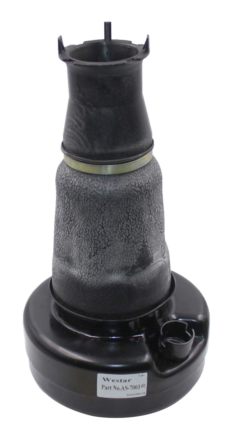 Westar AS-7003R Heavy Duty Air Spring - Replacement Suspension for Trucks, SUVs & Trailers - Durable Rubber Bellow with Steel Piston - Perfect for Off-Roading, Towing & Smooth Ride Comfort