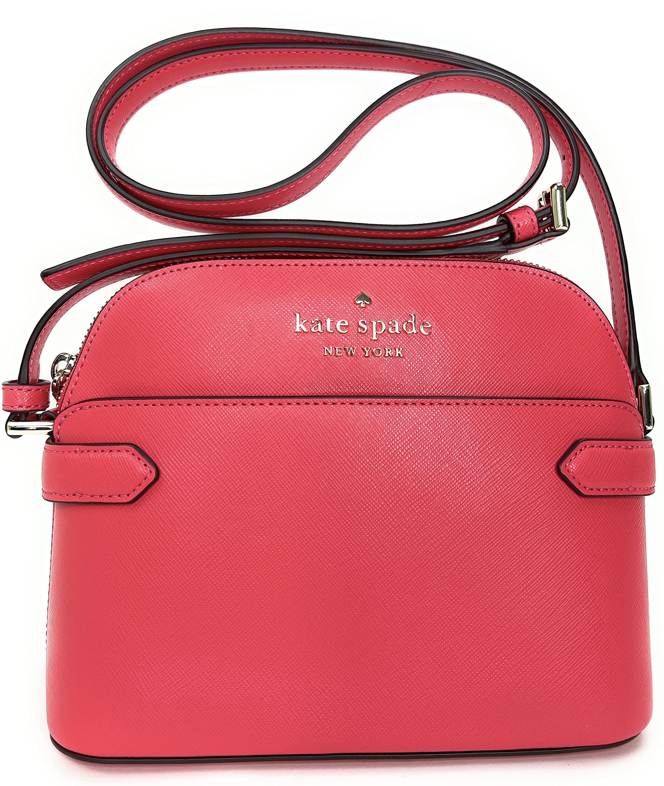 Kate Spade Staci Dome Saffiano Leather Crossbody Bag - Stylish Women's Purse for Work, Travel & Everyday Use