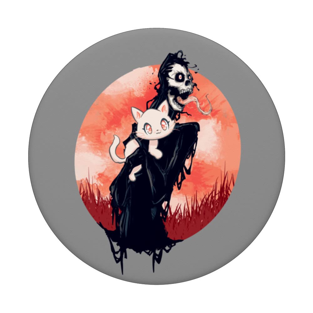 Cat Person PopSockets Swappable PopGrip - Cute Cat Design Phone Grip & Stand for iPhone, Samsung & Smartphones - Perfect for Work, Travel & Selfies