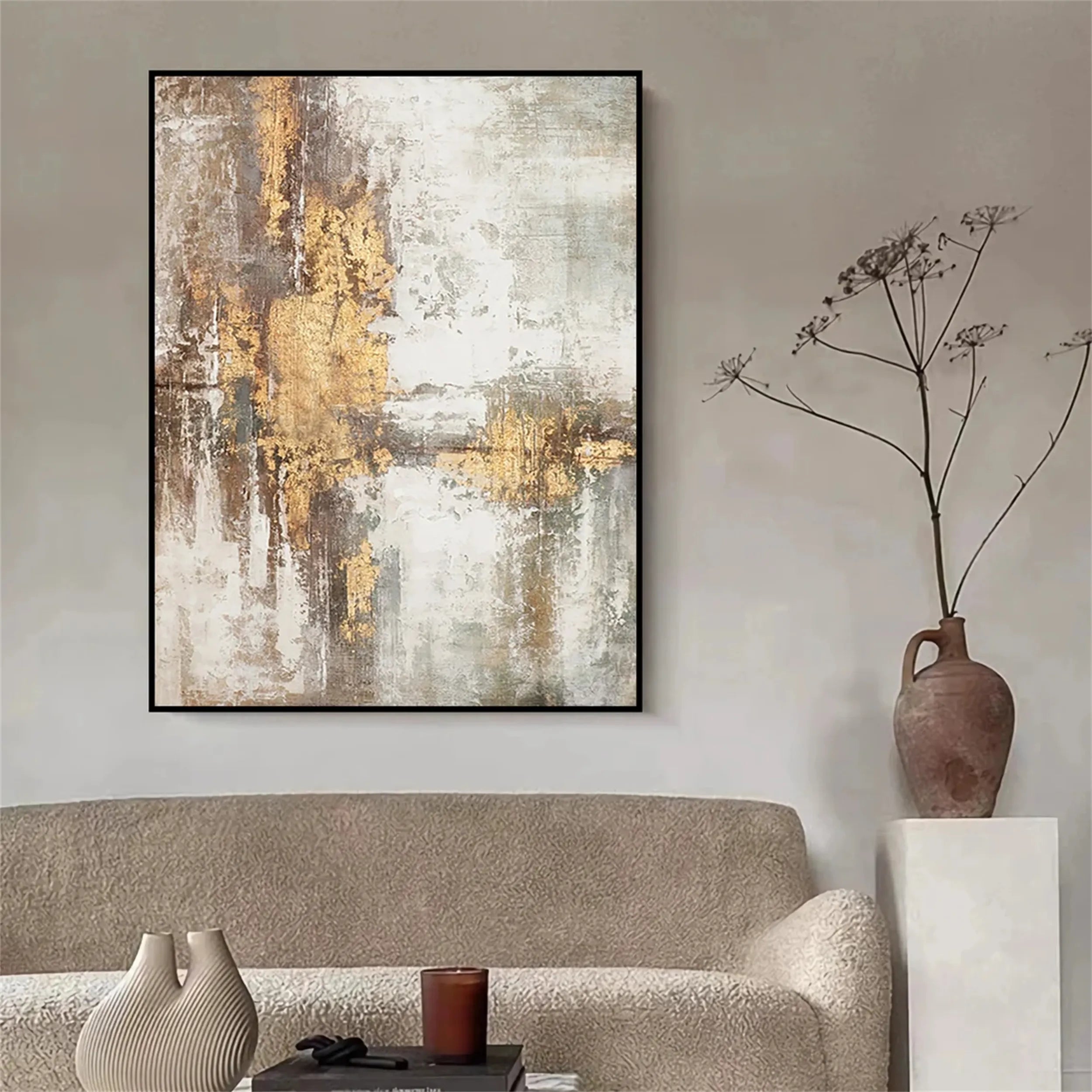 Abstract Painting #AB 109 - Modern Wall Art for Home & Office Decor - Perfect for Living Room, Bedroom or Workspace