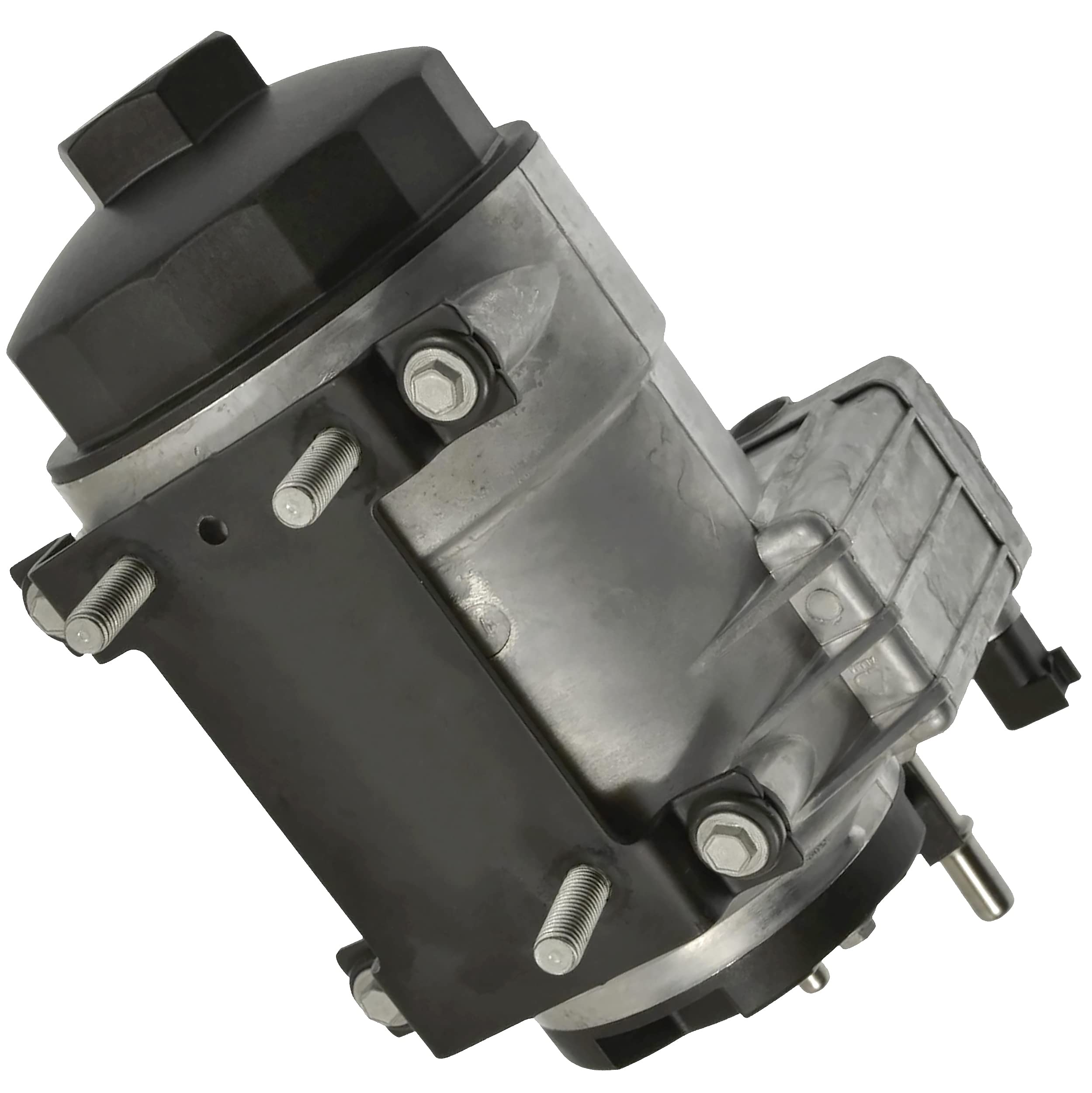 APDTY 112774 Horizontal Fuel Conditioning Module (HFCM) - Compatible with Ford F250 F350 Super Duty Diesel Trucks - High Performance Fuel Filtration System for Off-Road & Heavy Duty Towing Applications