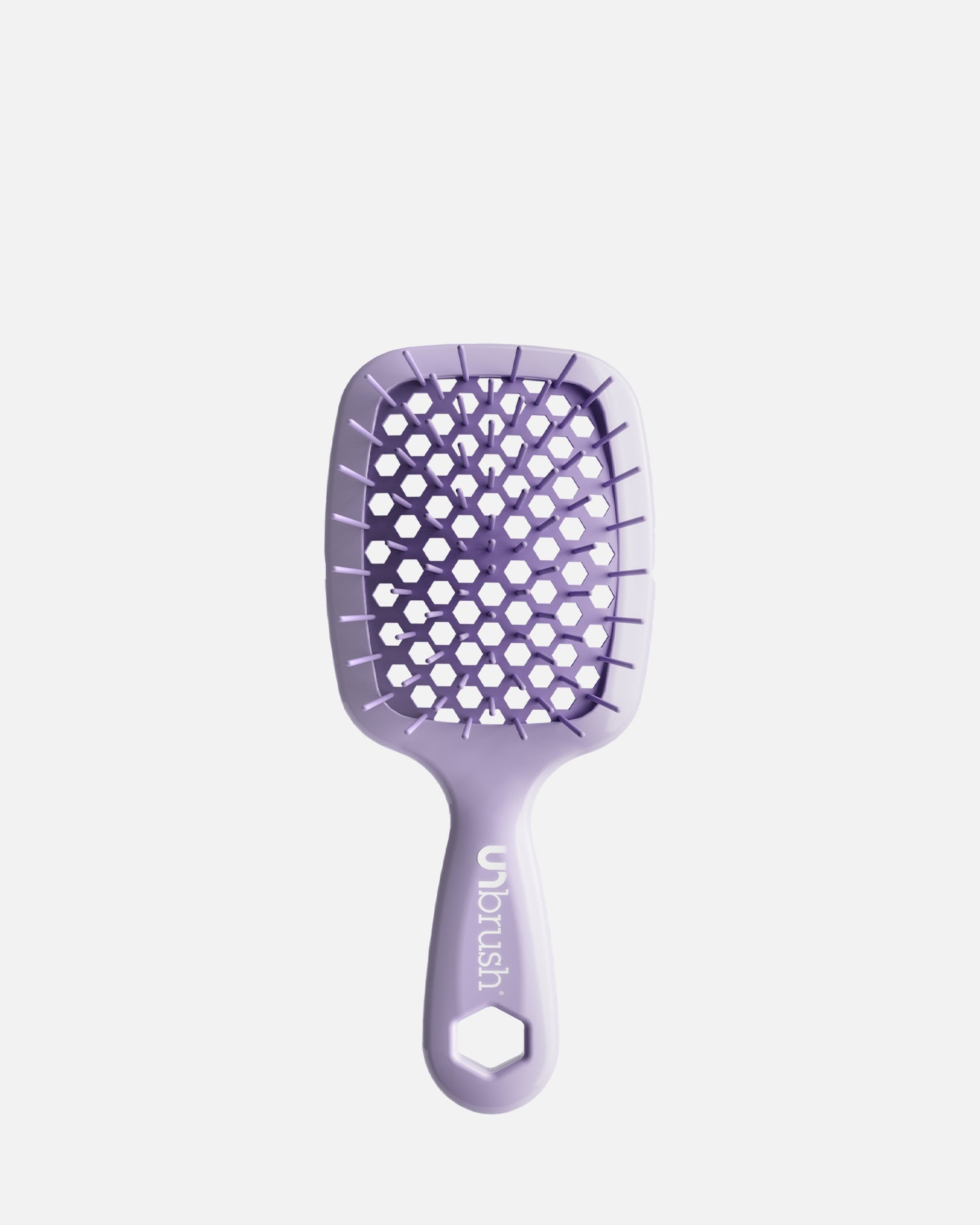 UNbrush Mini Detangling Hair Brush for Kids & Adults - Pain-Free Knot Remover, Smoothing & Styling - Travel-Friendly Lilac Hairbrush for Wet & Dry Hair - Perfect for Home, Travel & Salon Use