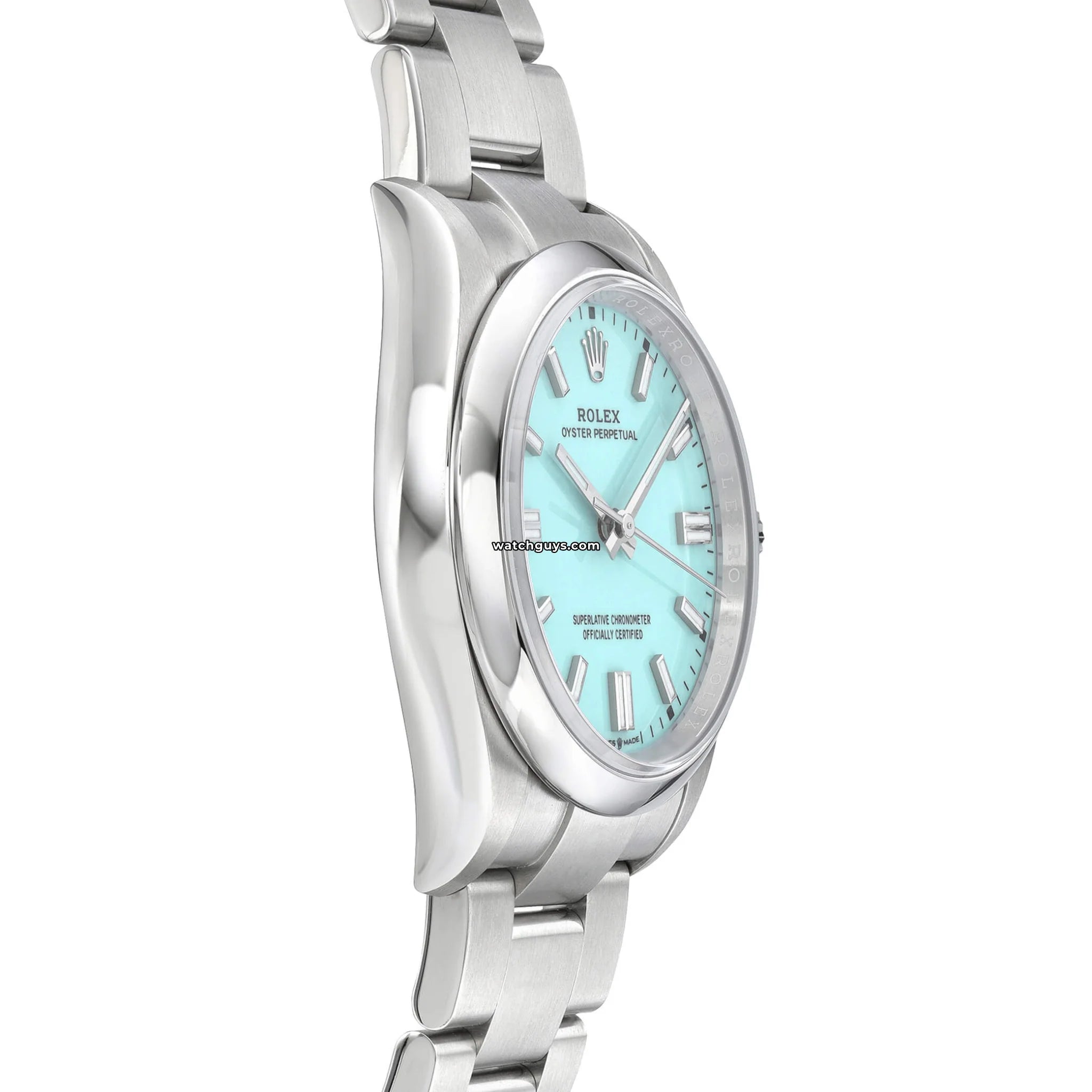 Authentic Rolex Oyster Perpetual 126000 Watch - 36mm Stainless Steel Tiffany Blue Dial - Luxury Automatic Men's Watch - Perfect for Business, Gifting & Special Occasions