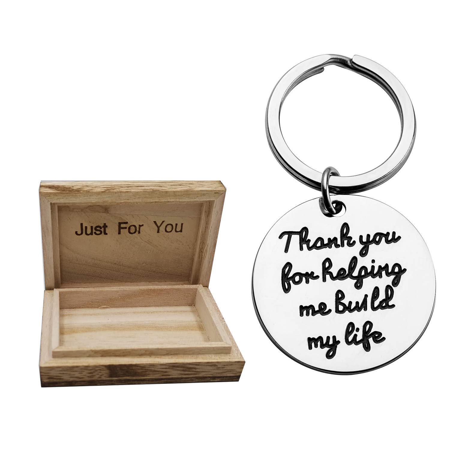 **SANNYRA Inspirational Keychain for Women - Stainless Steel Motivational Pendant Key Ring - Perfect Gift for Graduation, Birthday, Friendship & Daily Encouragement**