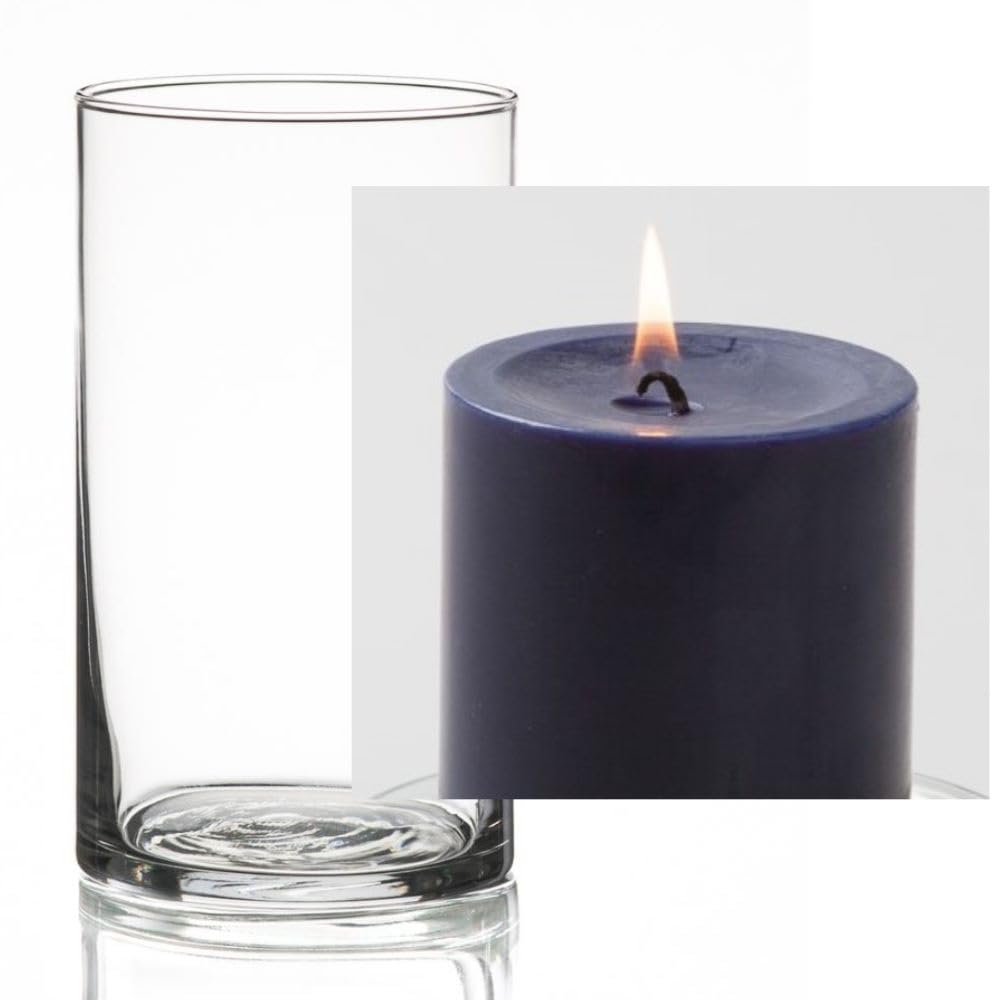 12 Pack Eastland Glass Cylinder Vases 6