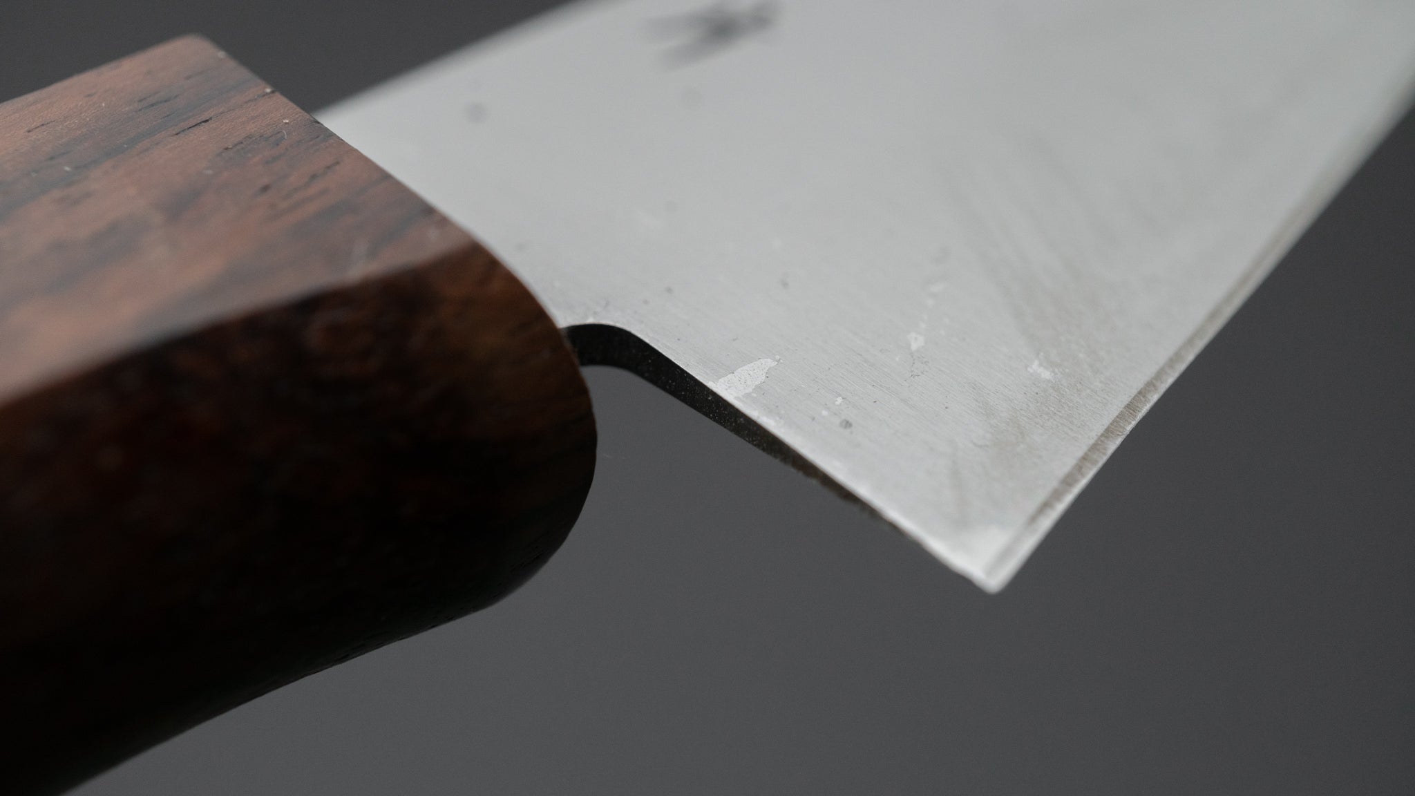 Hitohira Vintage SK Honesuki Japanese Boning Knife - Rosewood Handle, No Bolster, Larger Grip - Perfect for Poultry Butchery, Meat Processing & Professional Kitchen Use