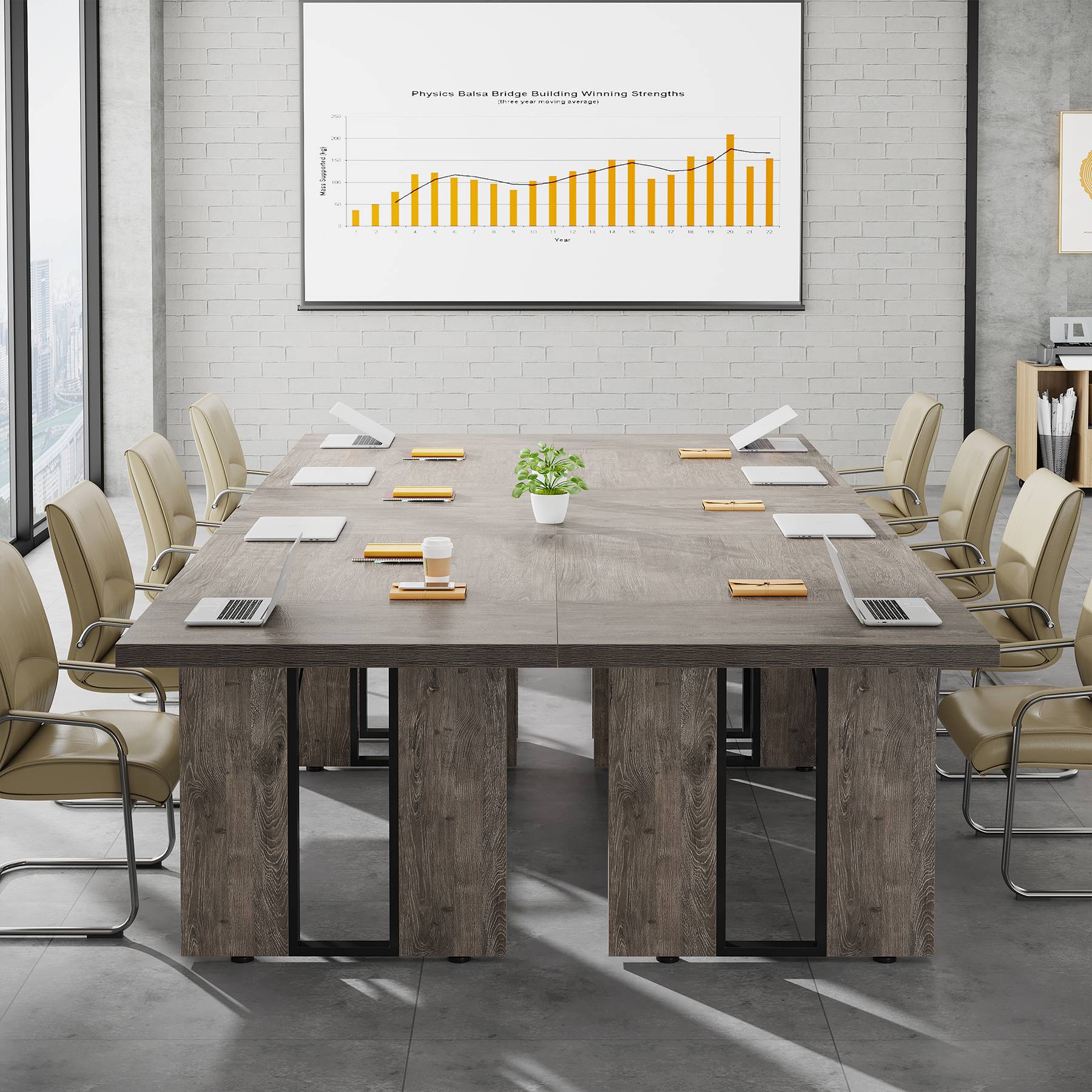 Modern Executive Desk 70.9