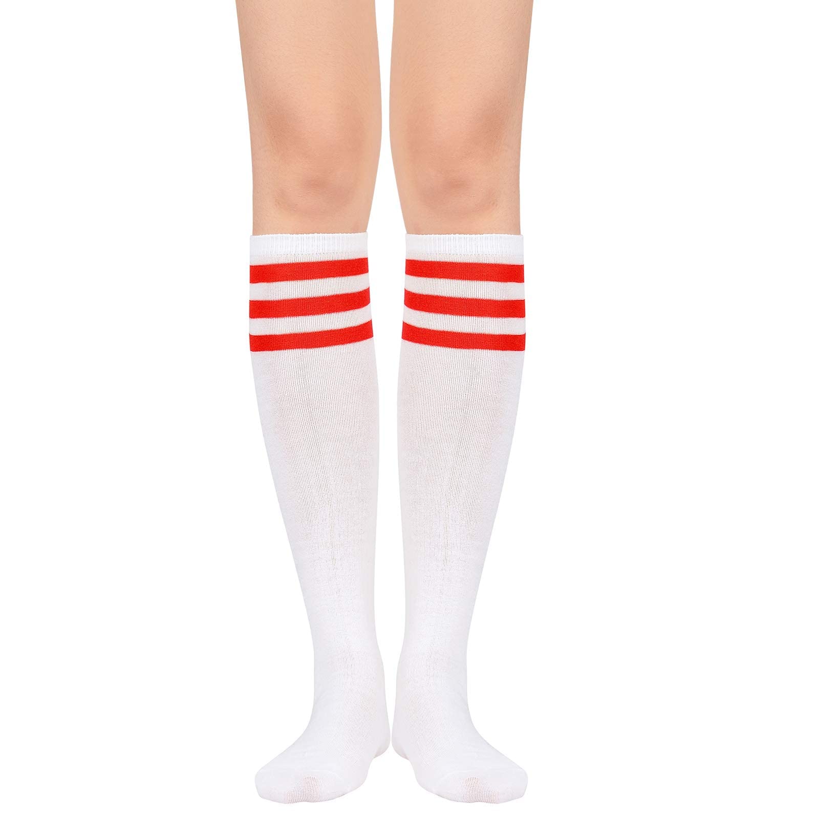 American Trends Women's Softball Socks - Knee High Sports Socks for Baseball, Cosplay & Party - Comfortable Athletic Stockings for Sports, Halloween Costumes & Everyday Wear