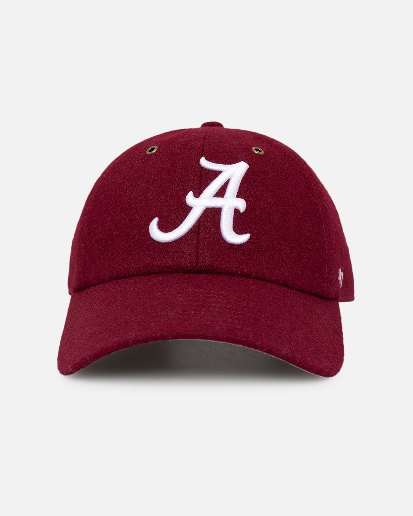 47 Brand Alabama Crimson Tide Wooly Clean Up Adjustable Strapback Hat - Perfect for Game Day, Tailgating & College Football Fans