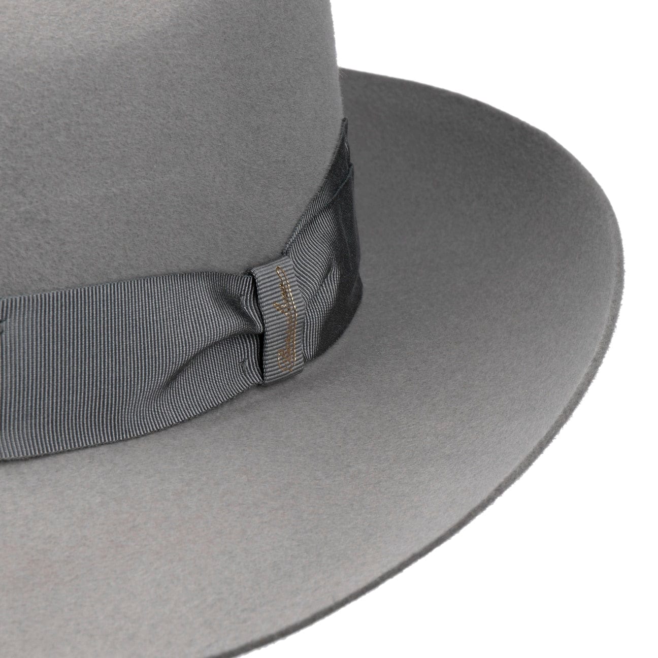 Borsalino Marengo Fur Felt Bogart Hat for Men - Classic Fedora Style for Outdoor, Travel & Formal Occasions