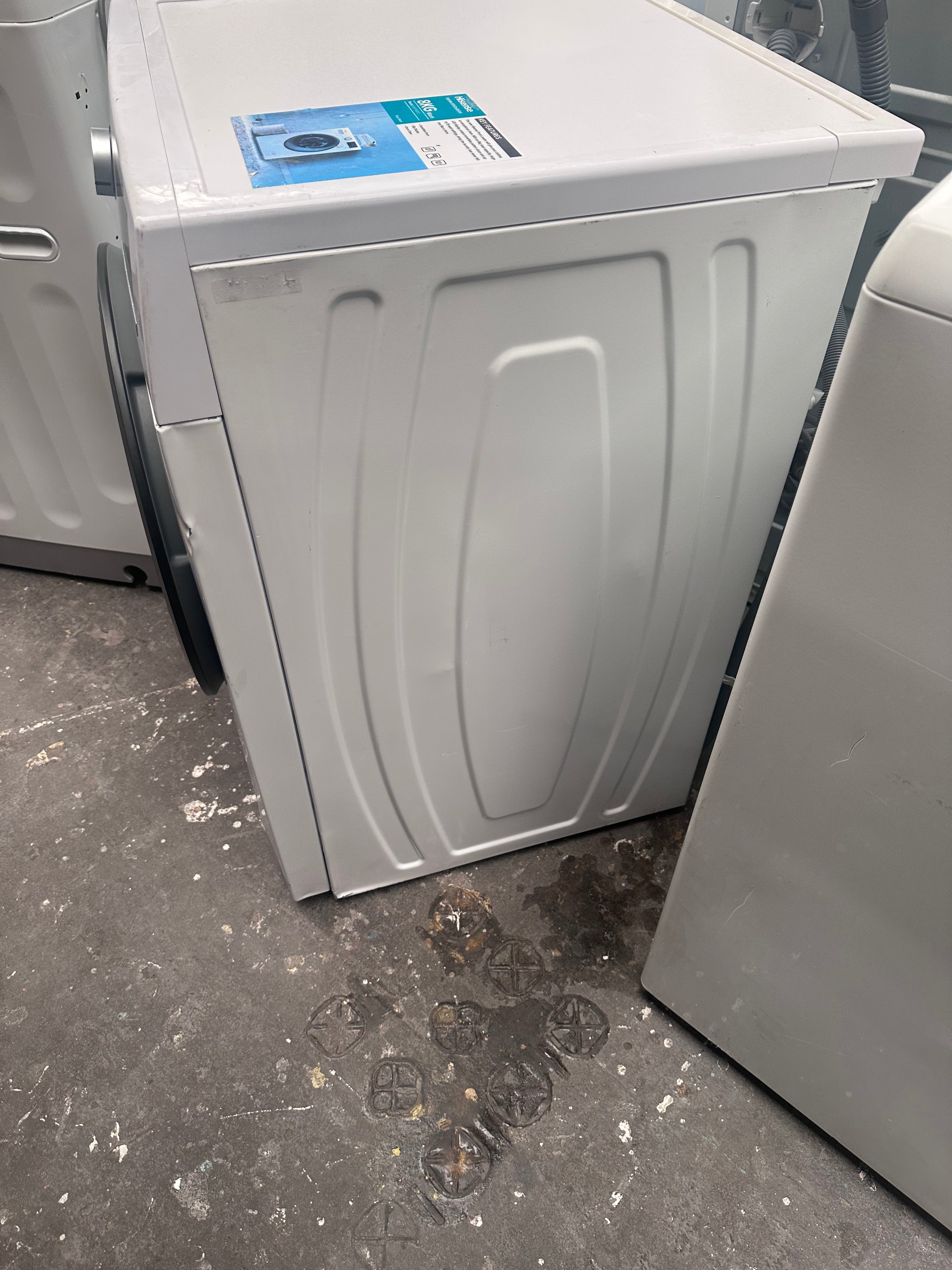 Hisense 8kg Front Load Washing Machine - Energy Efficient, Quiet Operation (Certified Refurbished) - Perfect for Apartments, Small Homes & Laundry Rooms