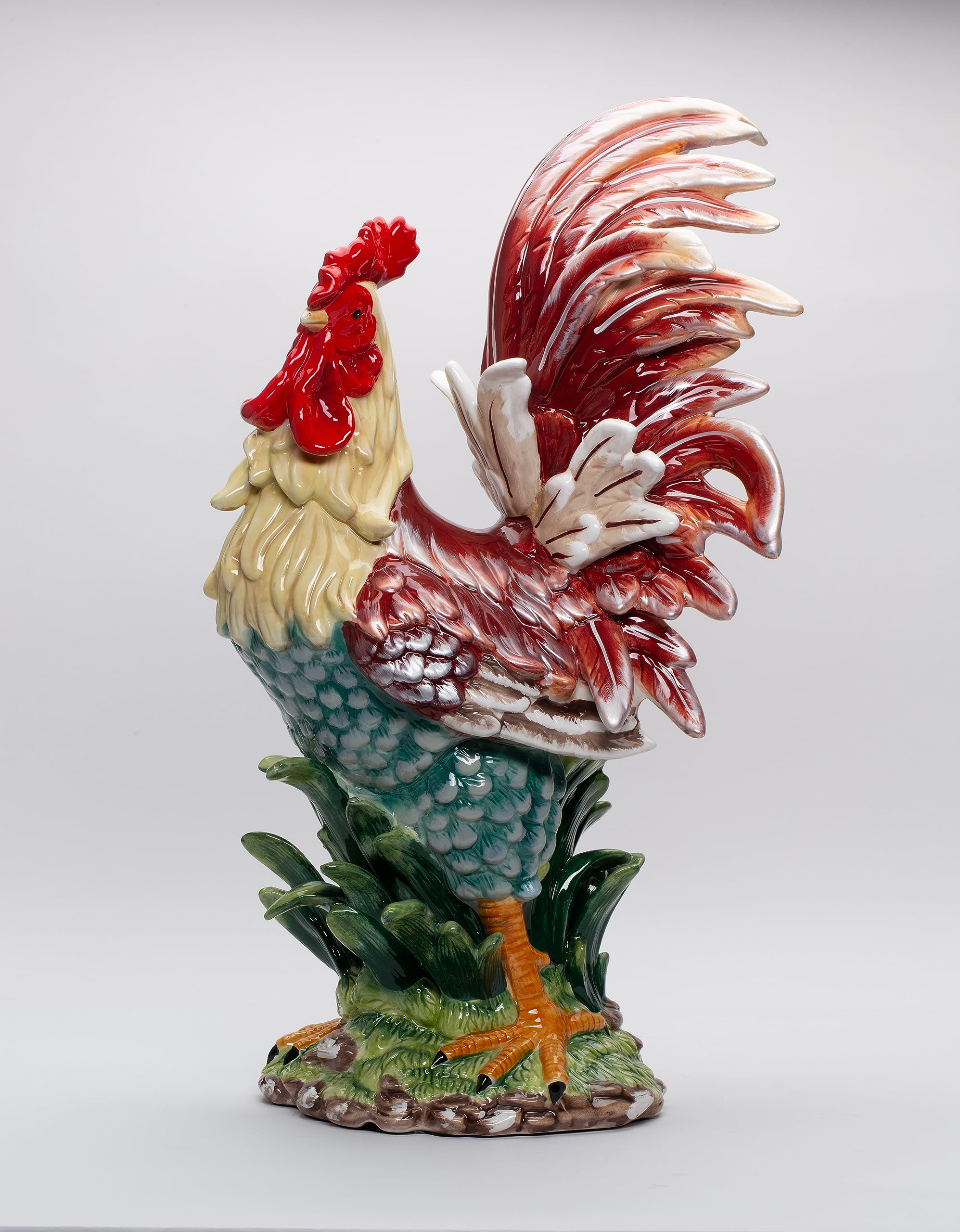 Cosmos Gifts Large Tuscan Rooster Figurine - 23.5