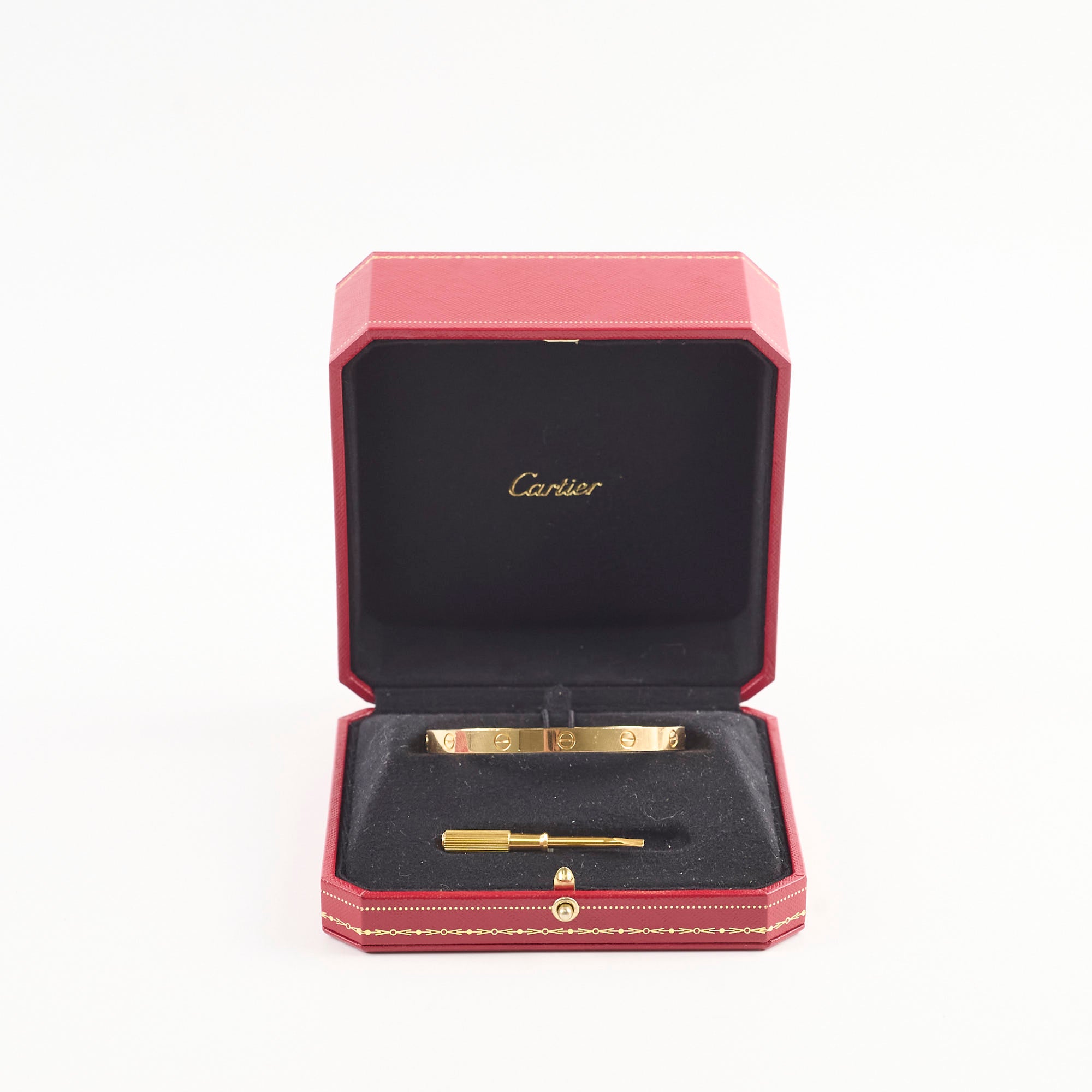 Cartier Love Bracelet 18K Yellow Gold Size 19 - Luxury Jewelry Gift for Women, Anniversary & Valentine's Day