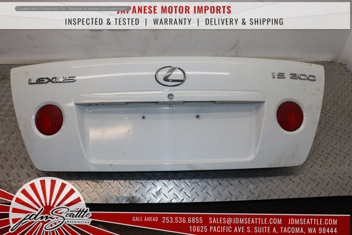 Lexus IS300 Toyota Altezza Trunk Lip Spoiler, Rear Bumper & Taillights (Left/Right) - Perfect for Car Upgrades & Styling