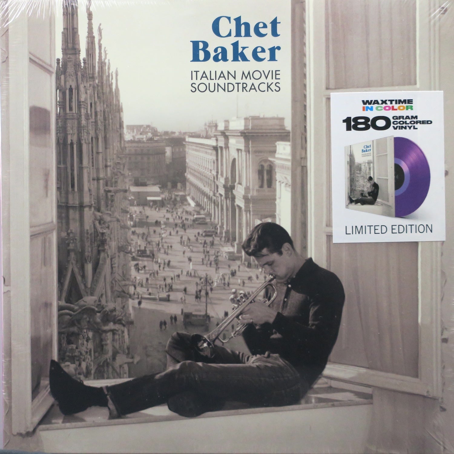 Chet Baker 'Italian Movie Soundtracks' 180g Purple Vinyl LP Record - Jazz Music Collector's Edition for Audiophiles & Home Entertainment
