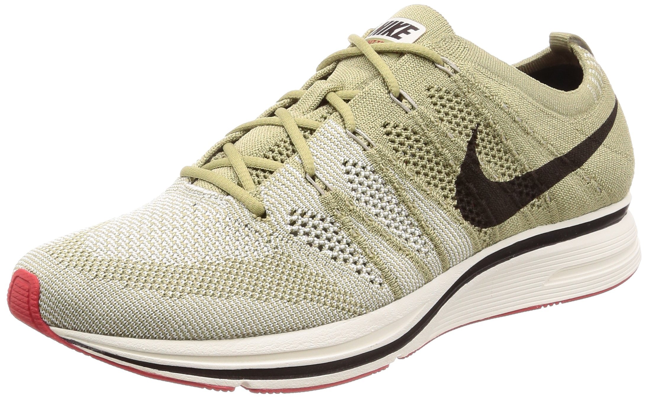 Nike Men's Flyknit Trainer Running Shoes - White/Black - Lightweight Breathable Fabric for Jogging, Gym Workouts & Casual Wear
