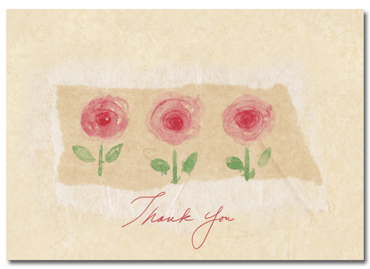 La Jardin Thank You Note Cards with Envelopes - Elegant Floral Stationery for Weddings, Birthdays & Appreciation Gifts