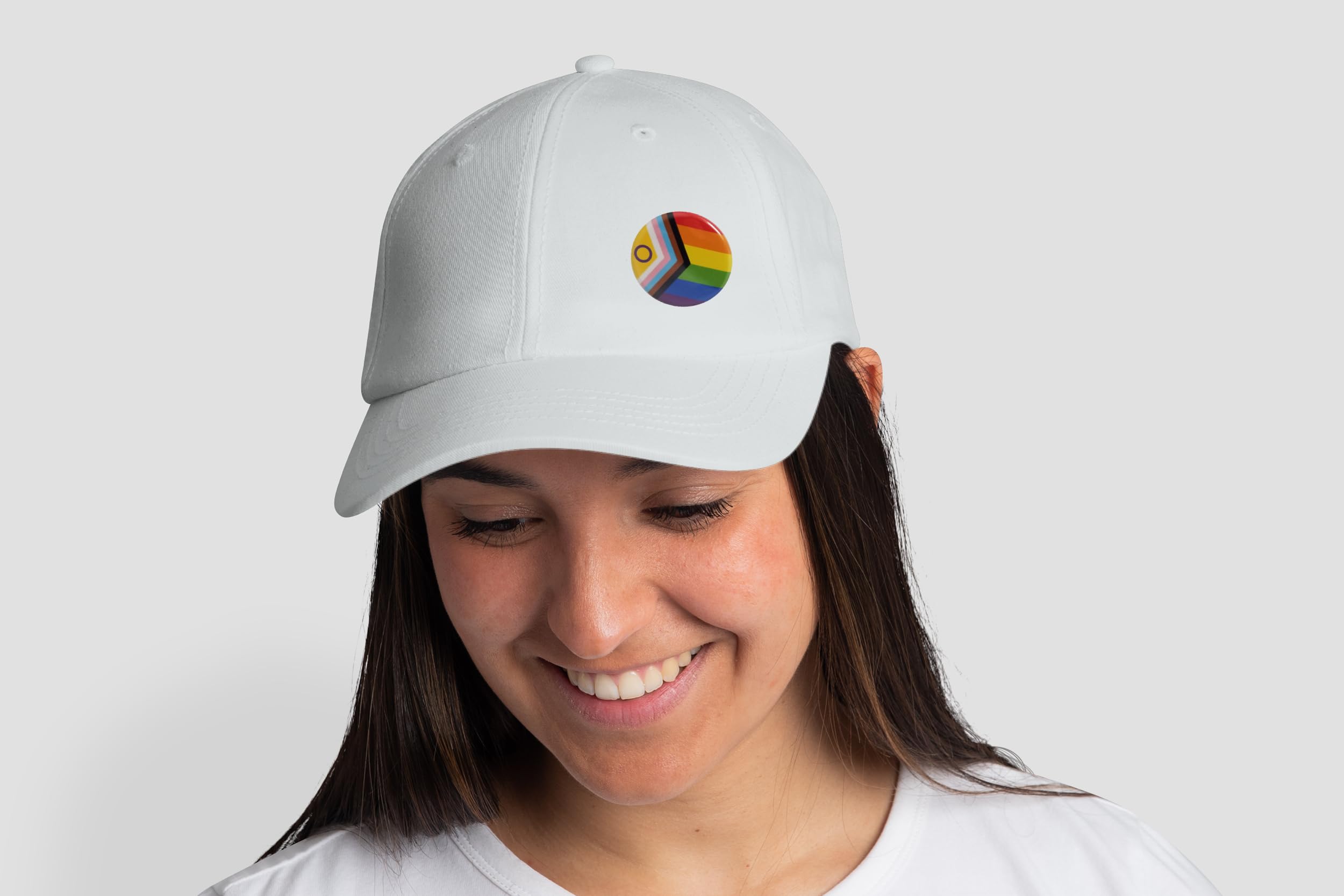 Intersex-Inclusive Progress Pride Flag Pins - 1.25